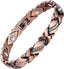 Pure Copper Bracelets for Women,Ultra Magnetic Bracelets for Women with 3500 Gauss Magnets,Crystal Valentine's Day Jewelry Gift, Sizing Tool