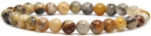 Angelstones Gemstones 6mm Round Beads Healing Crystal Bracelet for women
