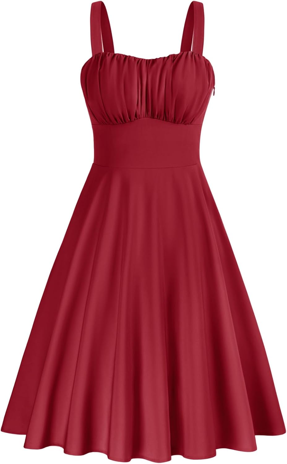 Belle Poque Womens Vintage A-line Midi Cocktail Party Dress