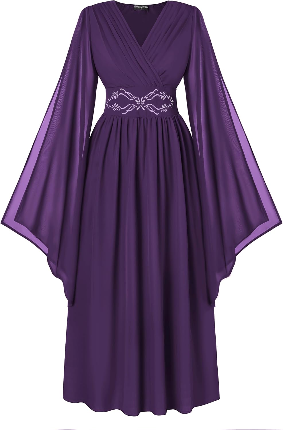 Scarlet Darkness Women's Renaissance Costume V Neck Medieval Fairy Dresses Secondary image