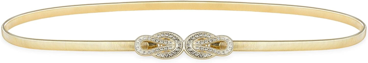 Blackbutterfly Metallic Elastic Stretchy Chain Belt