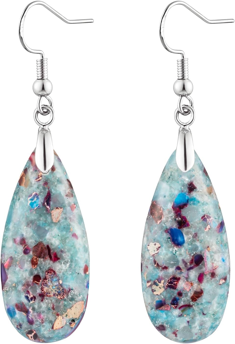 Imperial Jasper Teardrop Earrings