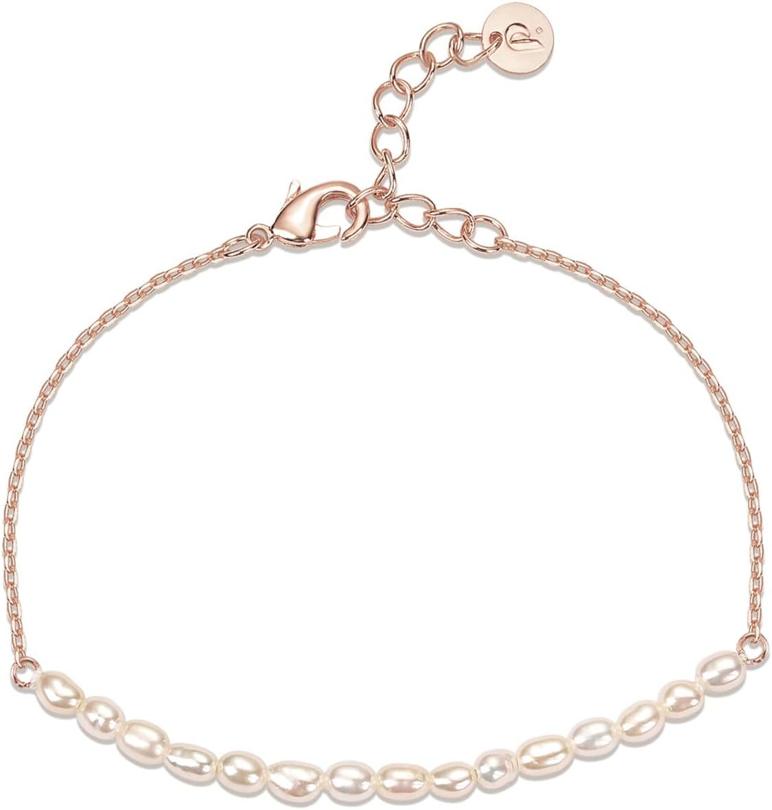 PAVOI 18K Gold Plated Beaded Freshwater Cultured Pearl Bracelet for Women | Dainty Bracelet with Pearl Beads
