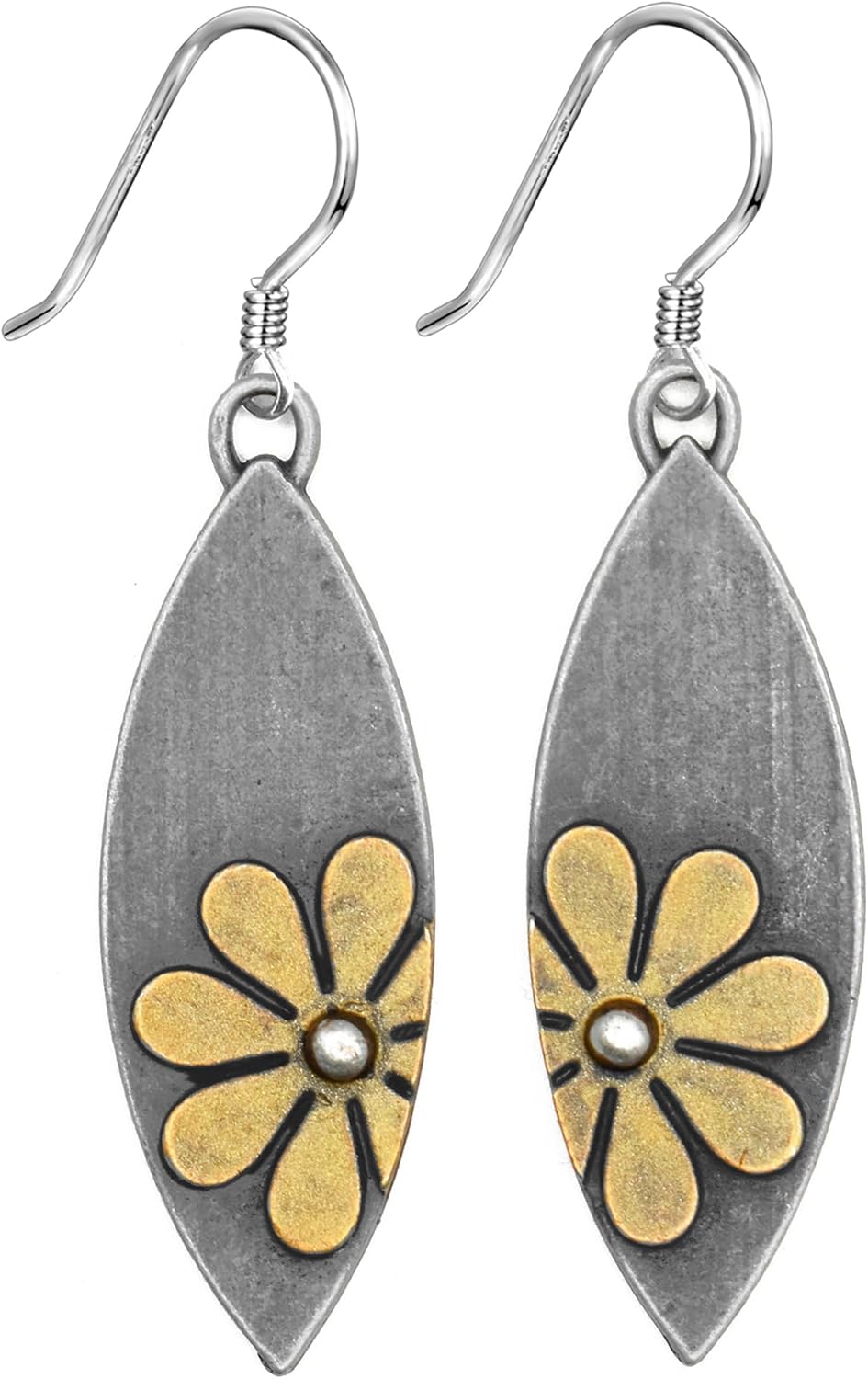 Antiqued Spiral Hollow-Out Boho Hoop Earrings