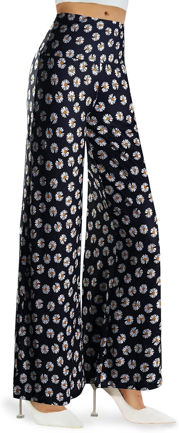 Women's Stretchy Wide Leg Palazzo Lounge Pants Casual Comfy
