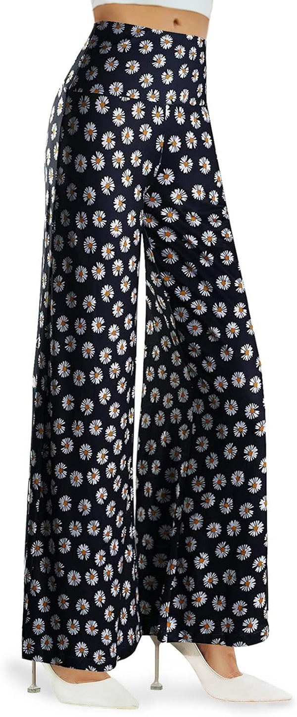 Women's Stretchy Wide Leg Palazzo Lounge Pants Casual Comfy