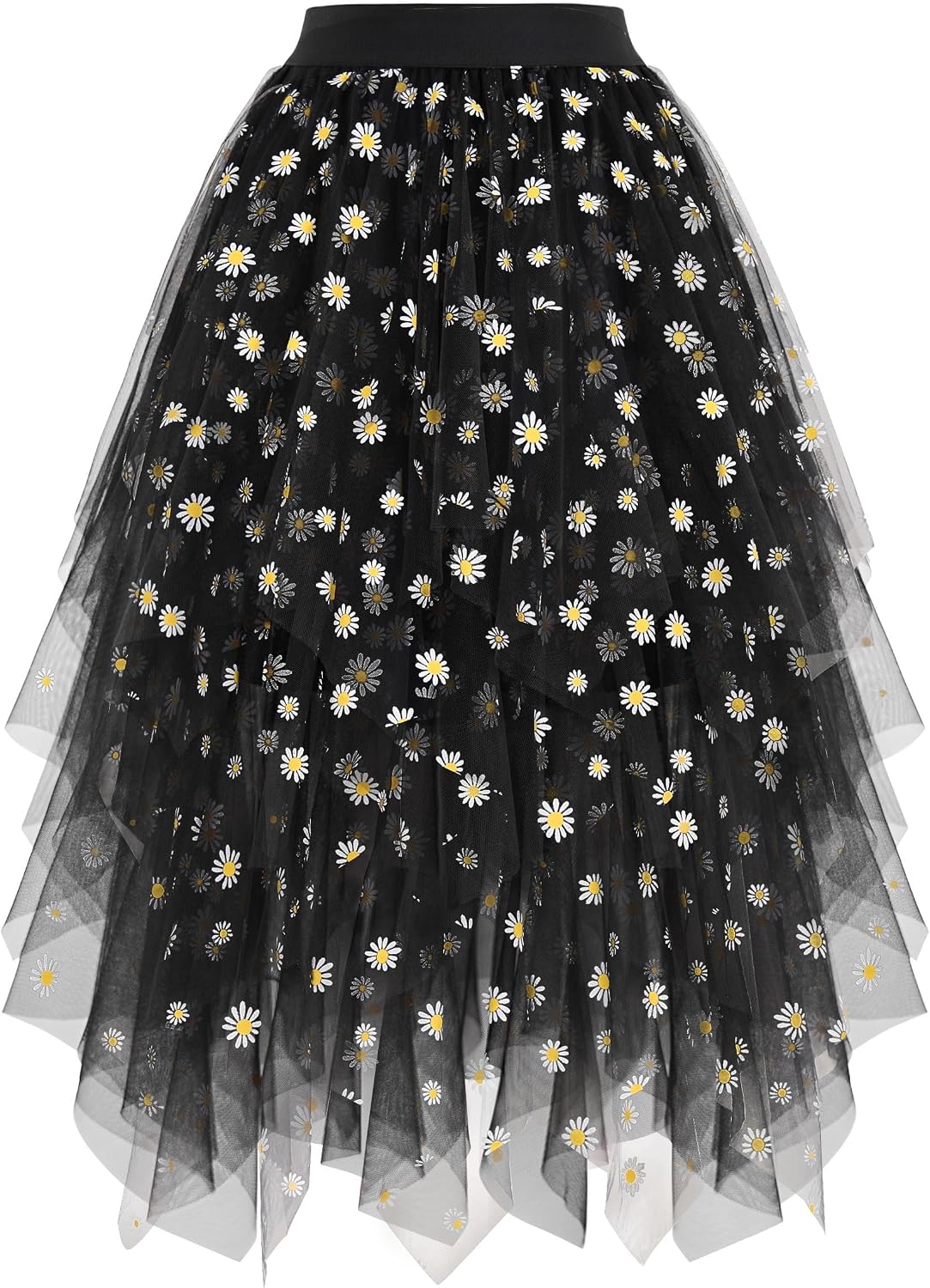 High Low Layered Puffy Fairy Tulle Skirts