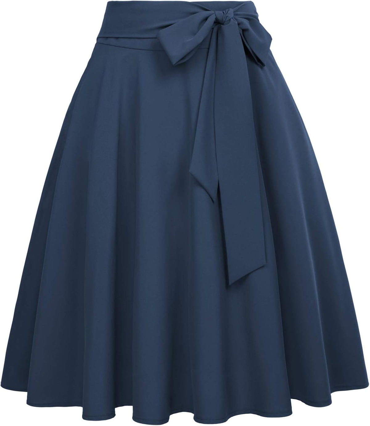 Belle Poque Women High Waisted A Line Skirt with Pockets