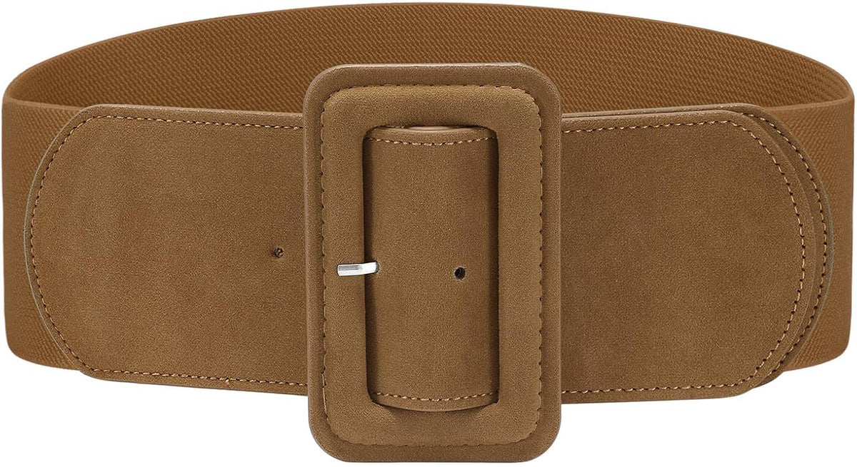 Stretchy Wide Women Belts Elastic Vintage Belts for Women Fashion Ladies Waist Belt for Dress