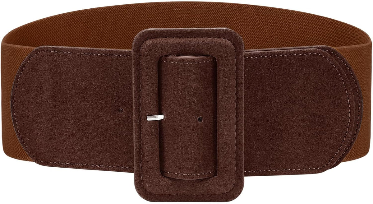 Stretchy Wide Women Belts Elastic Vintage Belts for Women Fashion Ladies Waist Belt for Dress