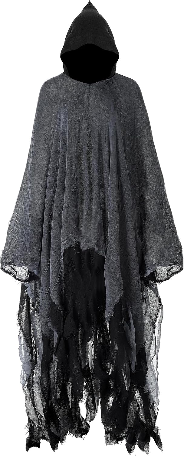 Geyoga Grim Reaper Costume for Adults, Halloween Cloak