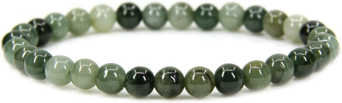 Angelstones Gemstones 6mm Round Beads Healing Crystal Bracelet for women