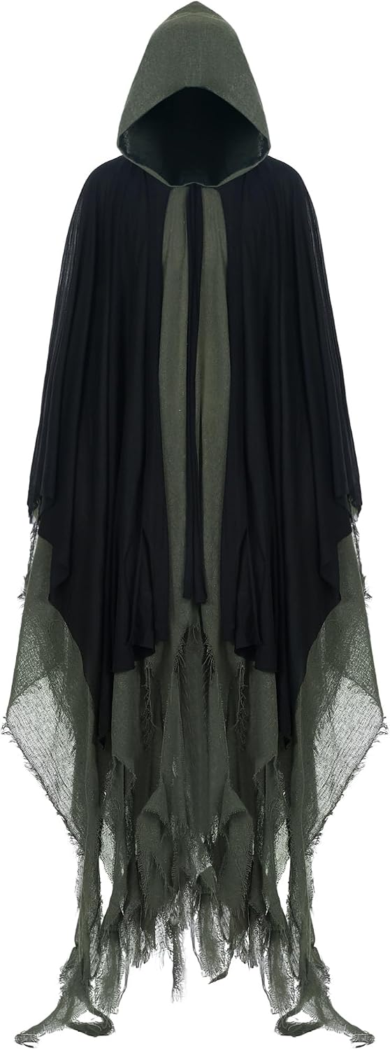 Geyoga Grim Reaper Costume for Adults, Halloween Cloak