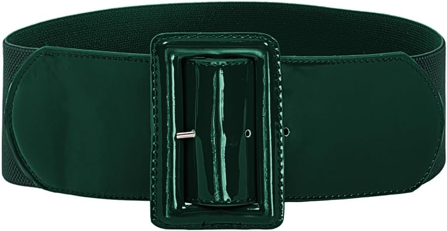 Women's Stretchy Belt 1950s 3 Inch Wide Elastic Belts