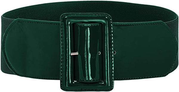 Women's Stretchy Belt 1950s 3 Inch Wide Elastic Belts