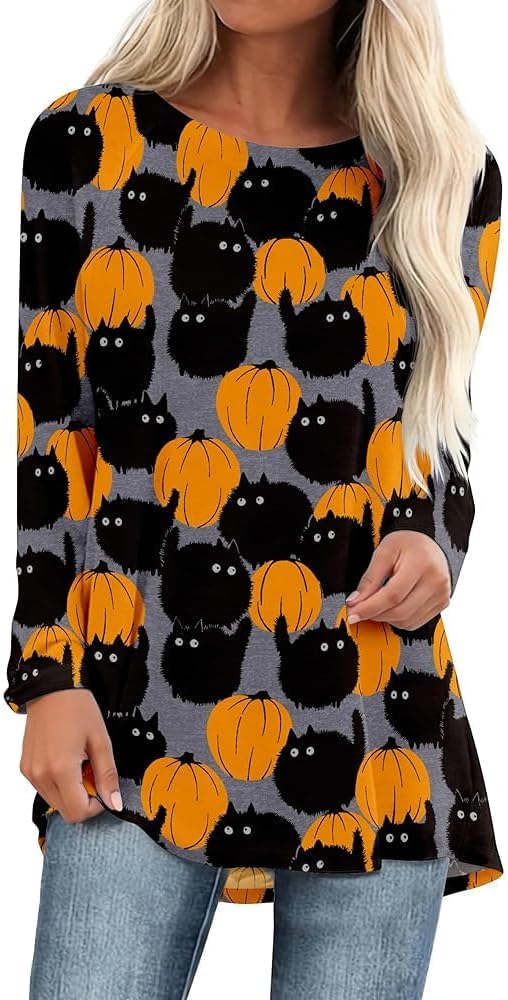 Tunic Tops for Women Loose Fit Dressy Long Sleeve for Leggings