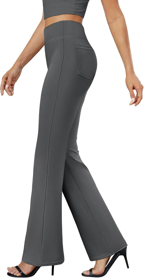 Womens Bootcut Dress Pants Business Casual Work Pants With