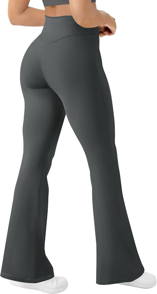 Women's Yoga Pants Bootcut Flare Leggings Flared Bell Bottom Leggings