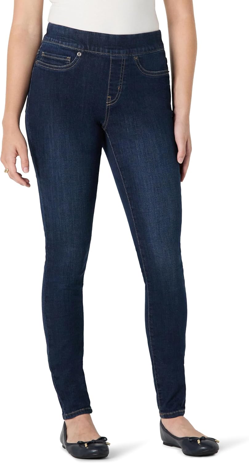 Women's Stretch Denim Mid-rise Pull-on Skinny