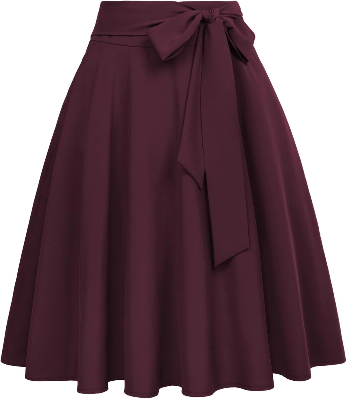 Belle Poque Women High Waisted A Line Skirt with Pockets