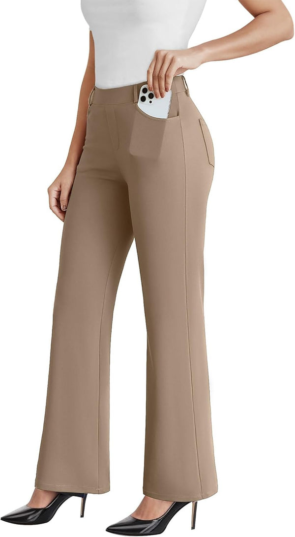 Dress Work Pants Women Business Casual Slack Trousers Stretchy