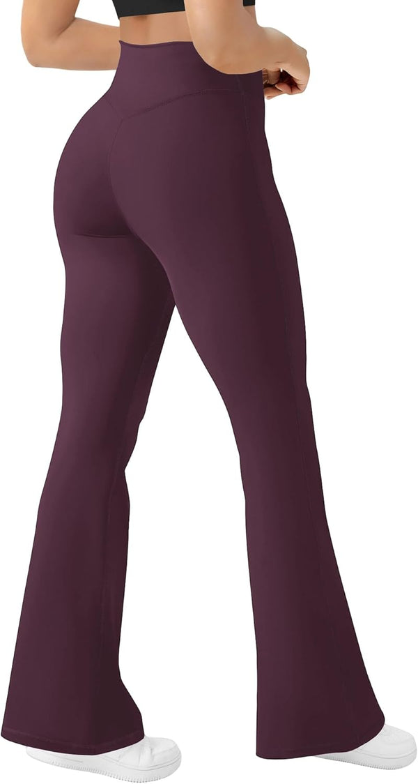 Women's Yoga Pants Bootcut Flare Leggings Flared Bell Bottom Leggings