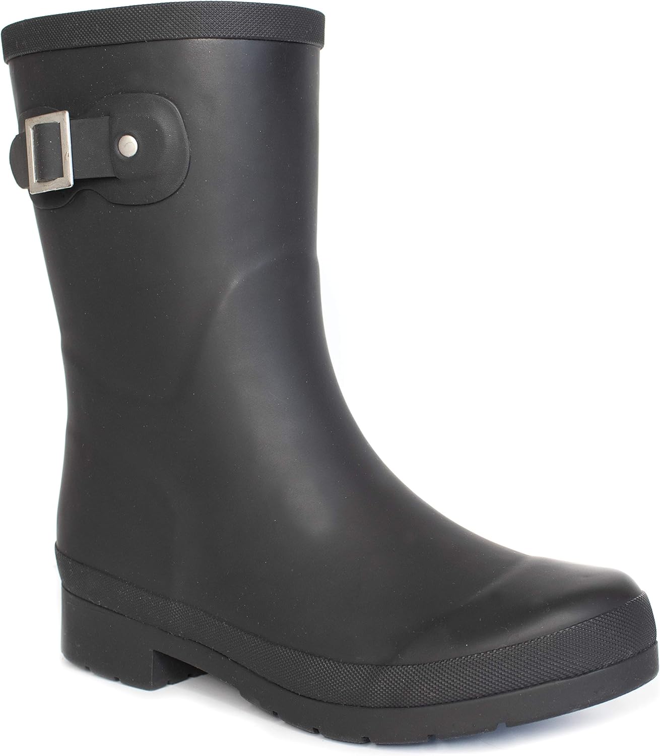 Solid Mid-height Rain Bootrain Boot