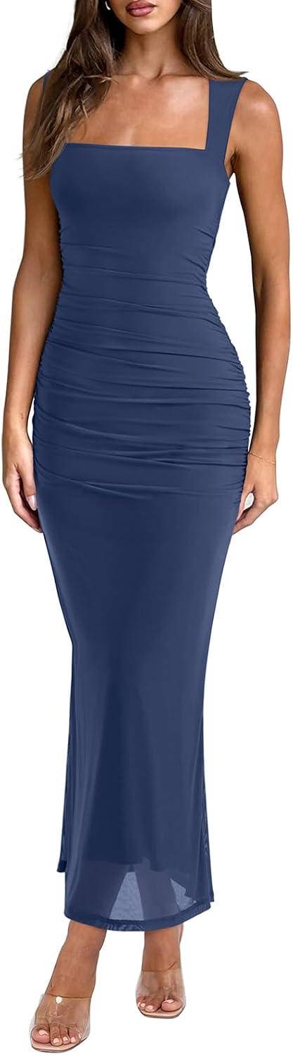 REORIA Summer Wedding Guest Maxi Dresses for Women