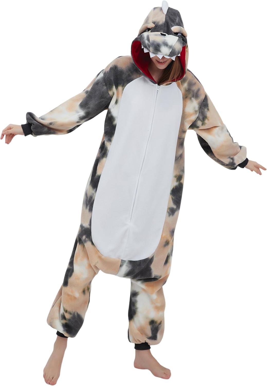 SAMGU Adult Onesie Animal Pajamas Halloween Cosplay Costumes Sleepwear Homewear