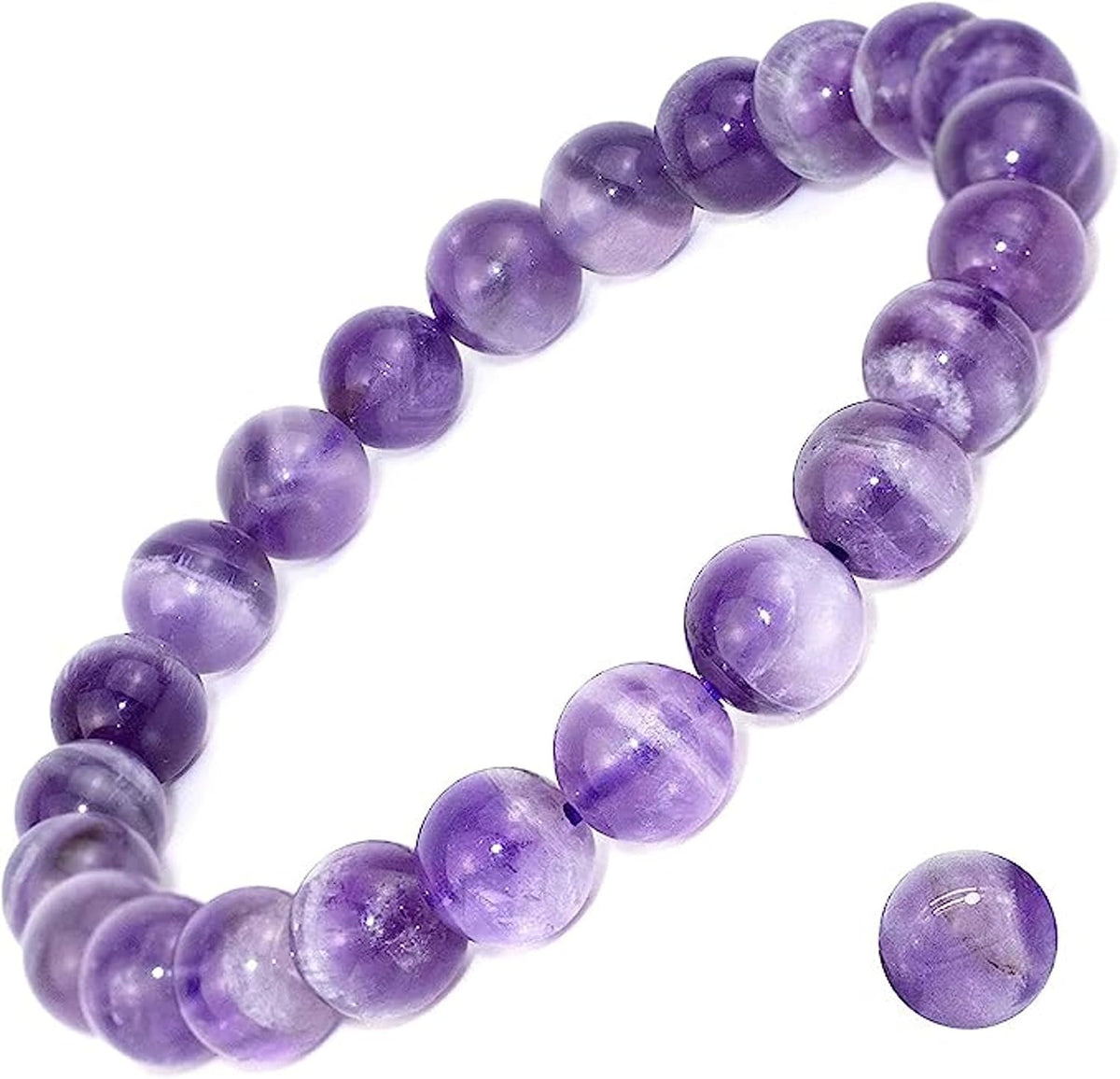Natural Gemstone Stretch Elastic Bracelet