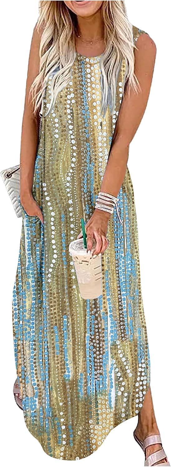 CHUNTIANRAN Maxi Dresses for Women Summer Outfits Boho Beach Long Dresses Casual Sundresses Resort Wear for Women 2026