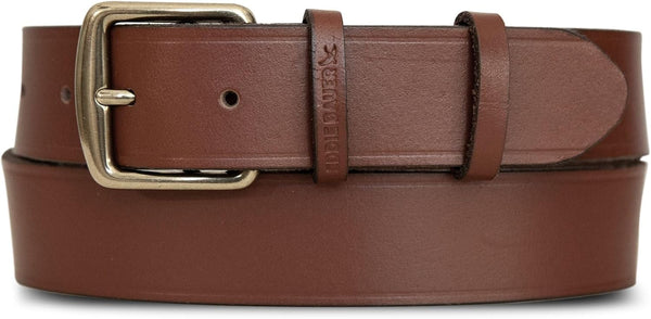 Eddie Bauer Women's Casual Leather Belts With Durable Metal Buckle