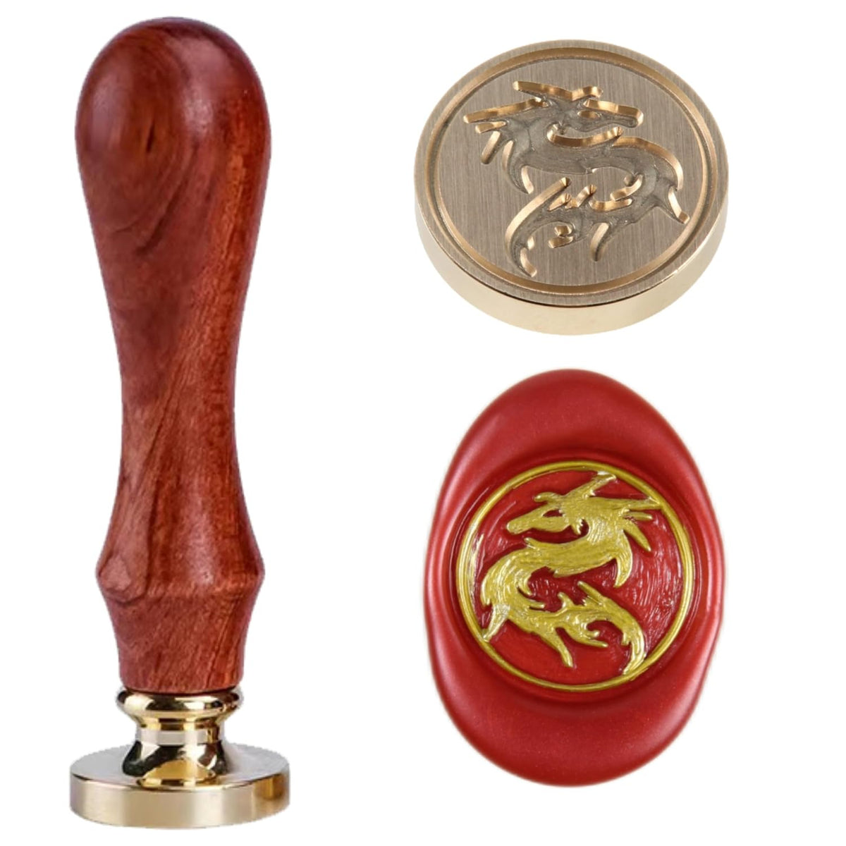 Celtic Knot Triquetra Wax Seal Stamp - Trinity Knot Sealing Wax Infinity Symbol of Endless Love - Good Luck Amulet - Irish Witchcraft Wicca Magic Wolf Vintage