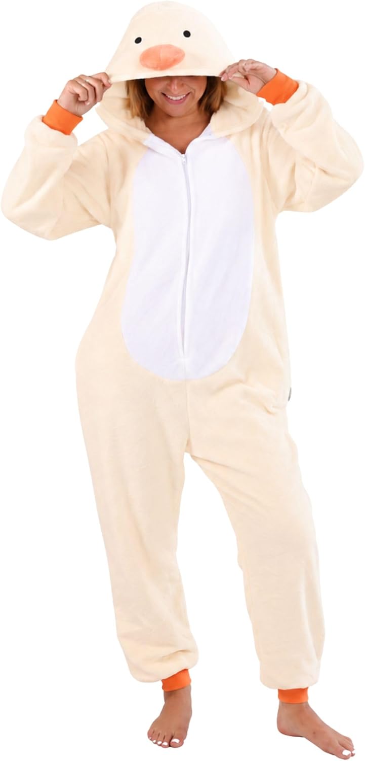 Funziez! Slim Adult Onesie - Food and Animal Costume - One Piece Cosplay Suit for Adults, Women and Men