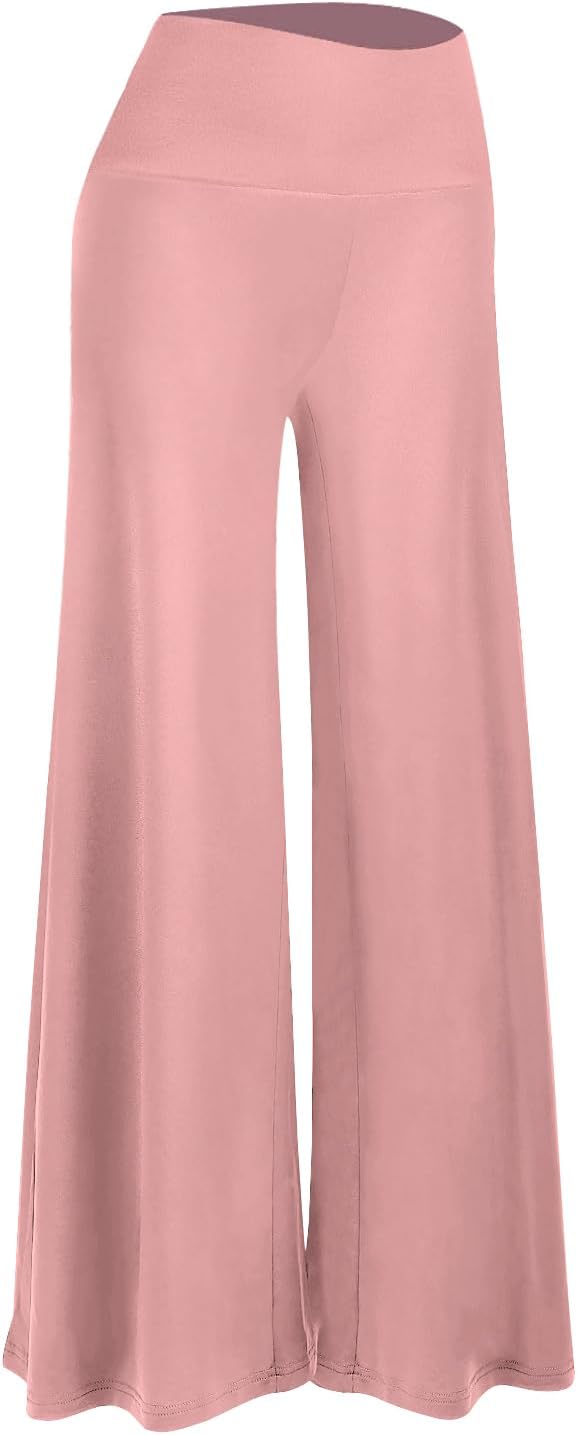 Women's Stretchy Wide Leg Palazzo Lounge Pants Casual Comfy