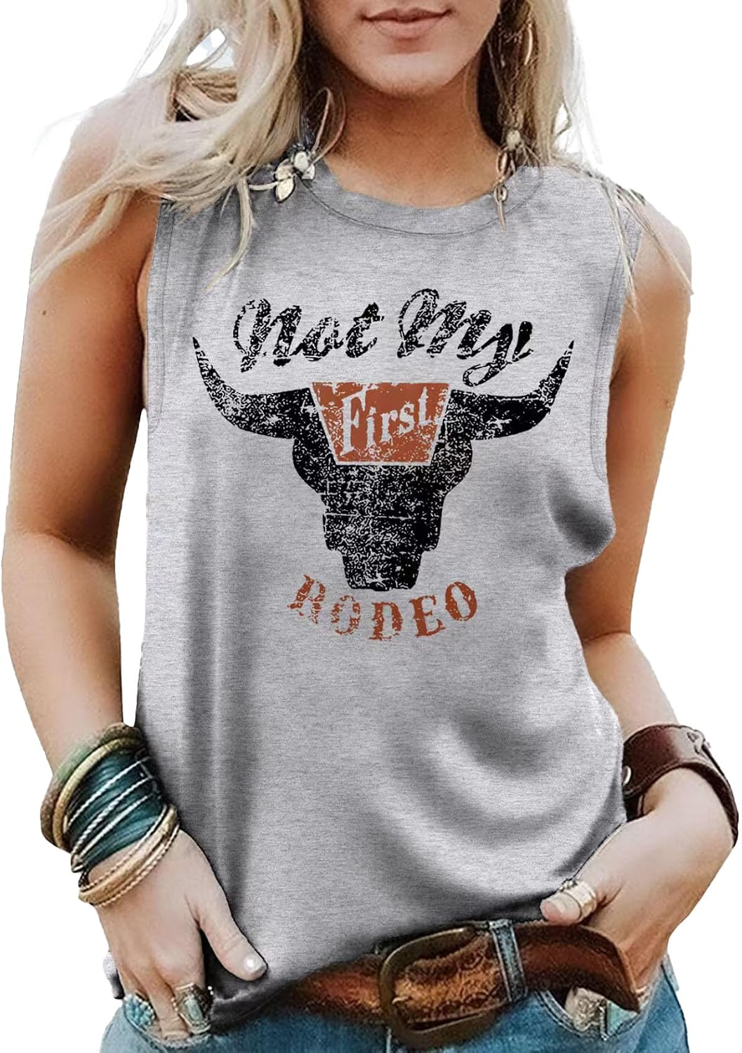 Womens Tank Tops Summer Sleeveless Tank Top Beach Vacation Tops Loose Running Athletic T-Shirt