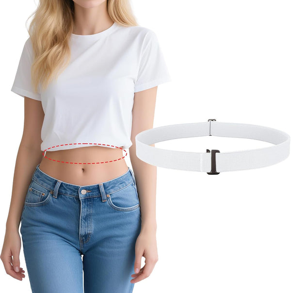 Crop Top Tuck Band For Women Adjustable Tucky Waist Belt Tucking