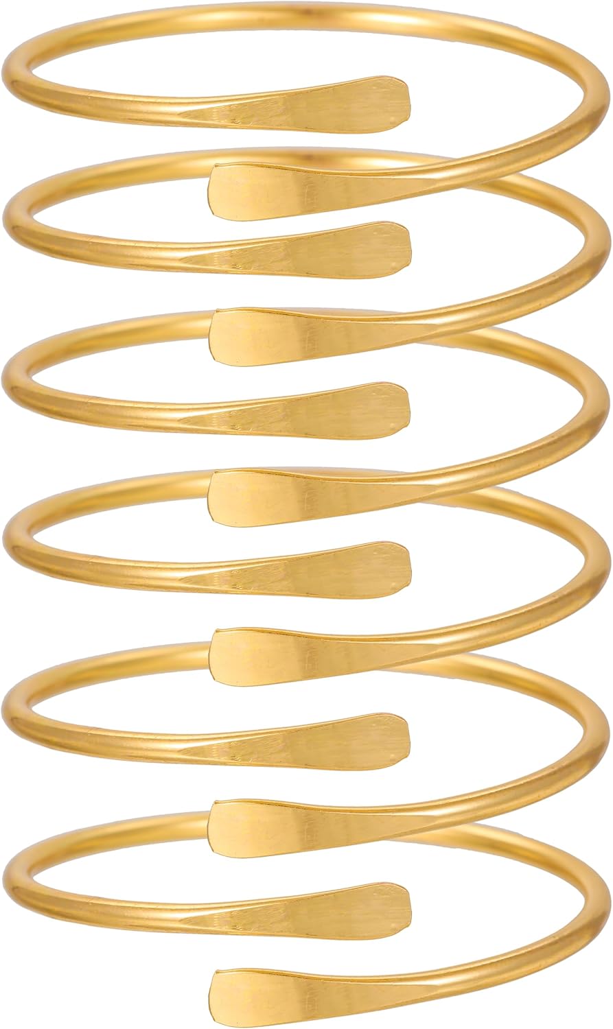 16Pcs Gold Bangle Bracelets for Women - Multi Layer Stackable Textured Bracelets Boho Jewelrys Set.