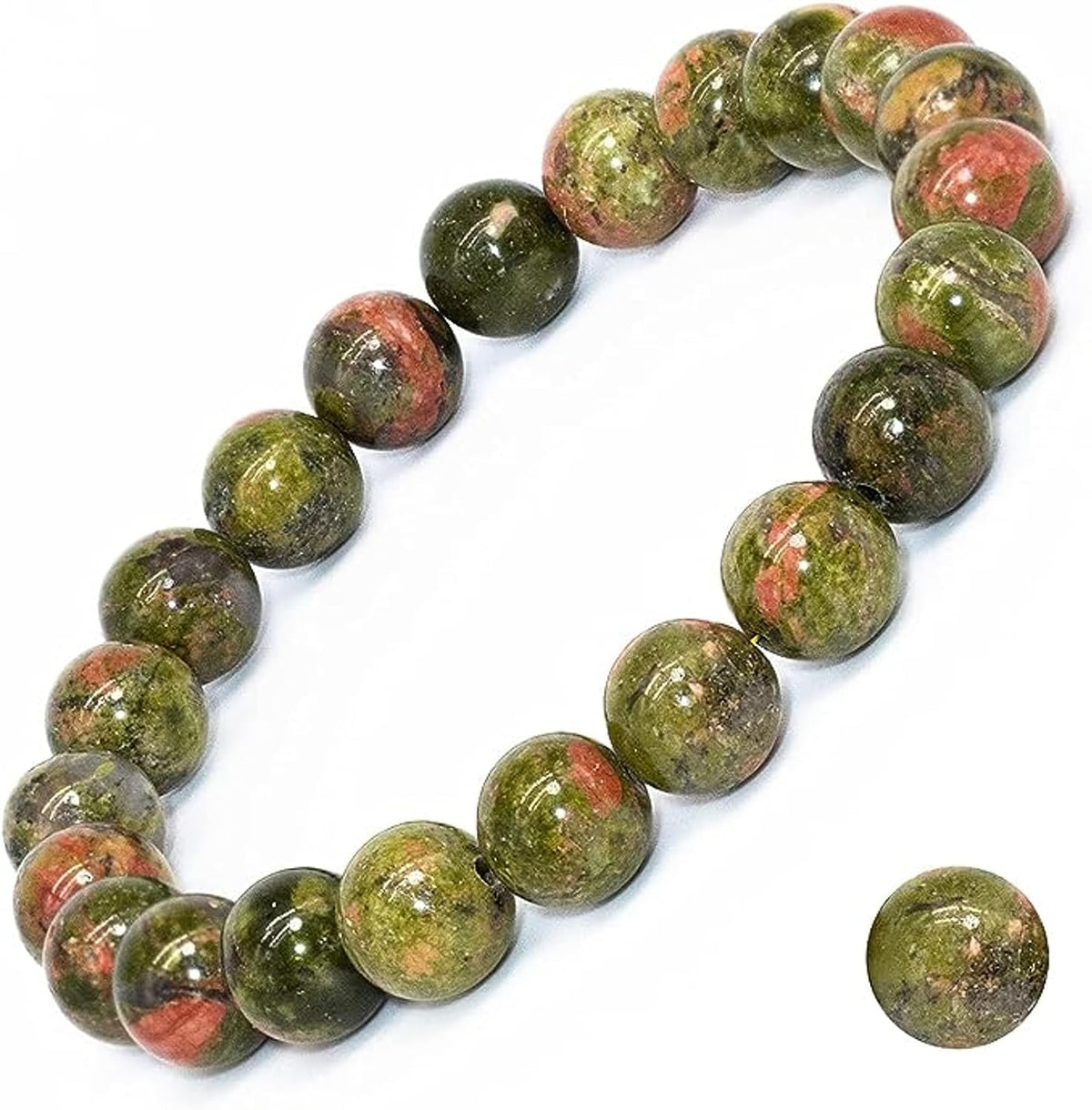 Natural Gemstone Stretch Elastic Bracelet