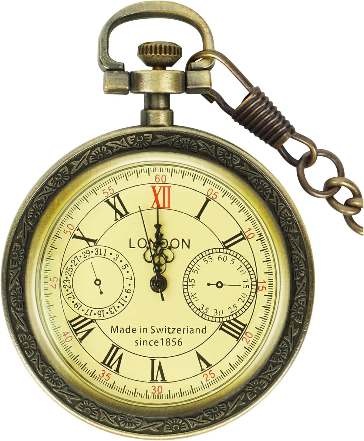 Men's Musical Pocket Watch — Collectible Gift
