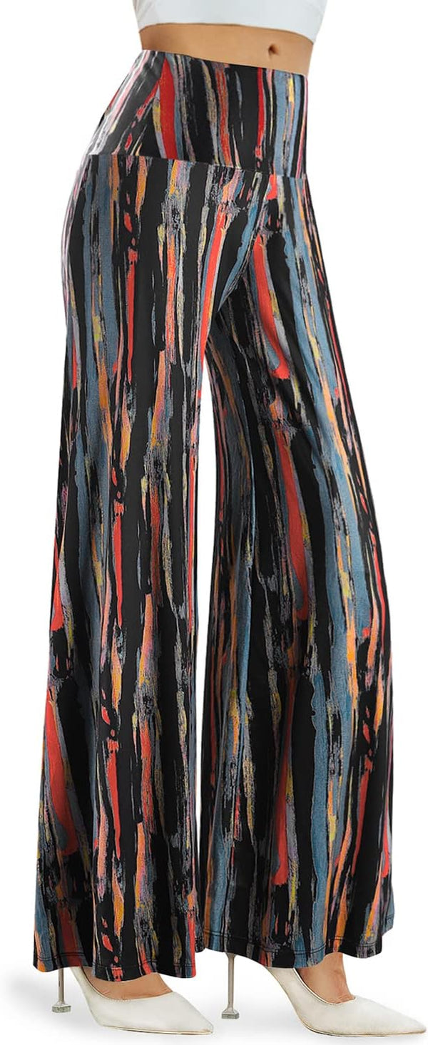 Women's Stretchy Wide Leg Palazzo Lounge Pants Casual Comfy