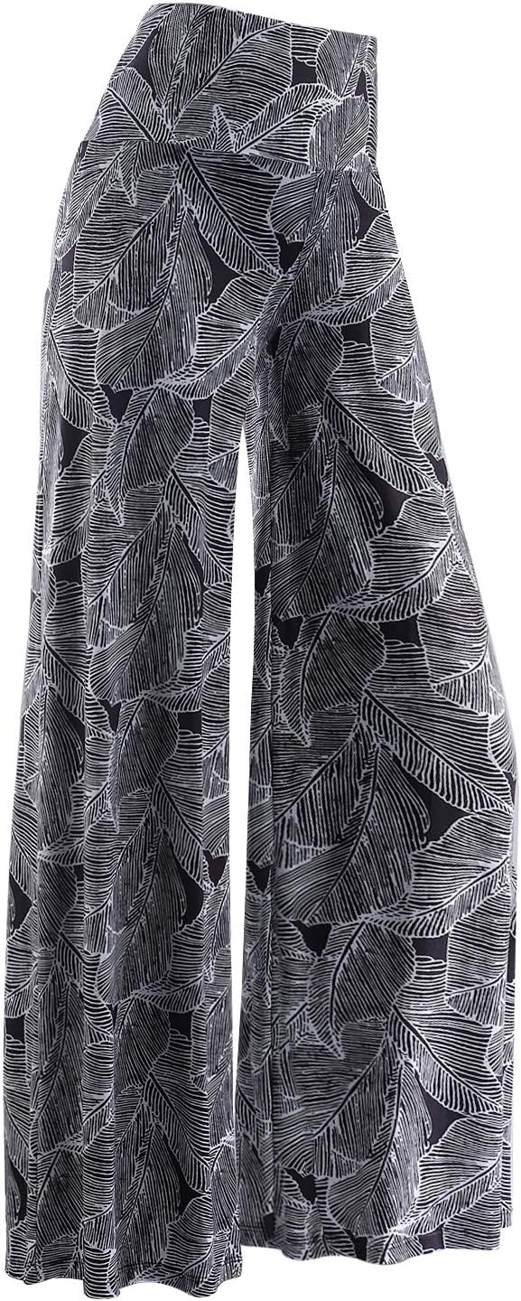 Women's Stretchy Wide Leg Palazzo Lounge Pants Casual Comfy