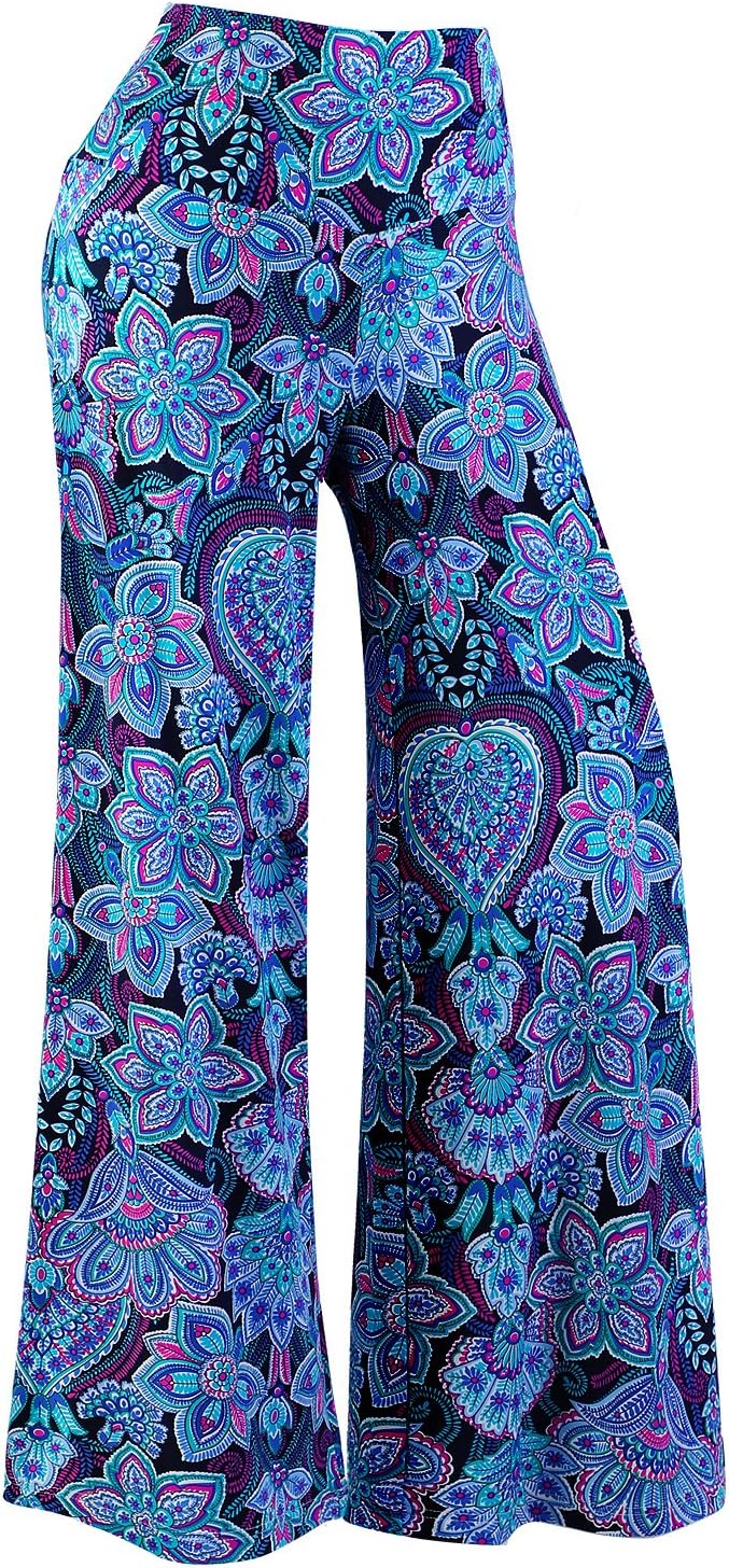 Women's Stretchy Wide Leg Palazzo Lounge Pants Casual Comfy