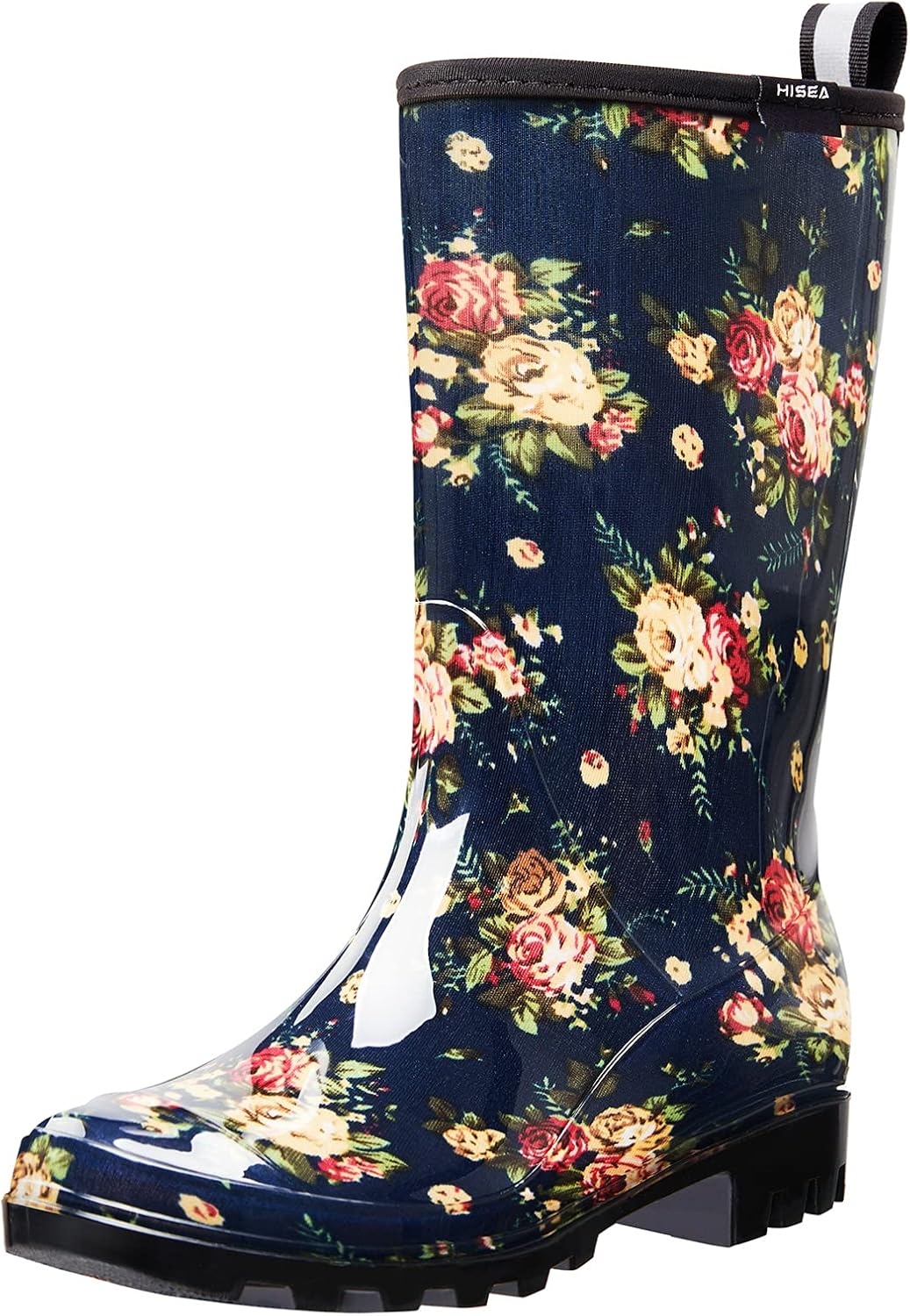 Rain Boots Waterproof Mid Calf Boots For