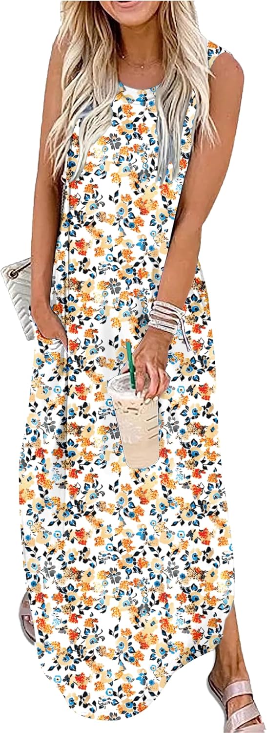 CHUNTIANRAN Maxi Dresses for Women Summer Outfits Boho Beach Long Dresses Casual Sundresses Resort Wear for Women 2026