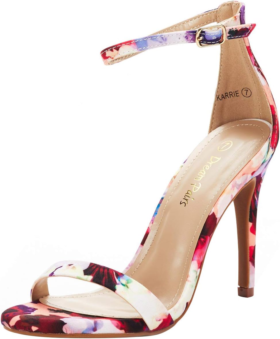 DREAM PAIRS Women's High Heels Stilettos Sandals