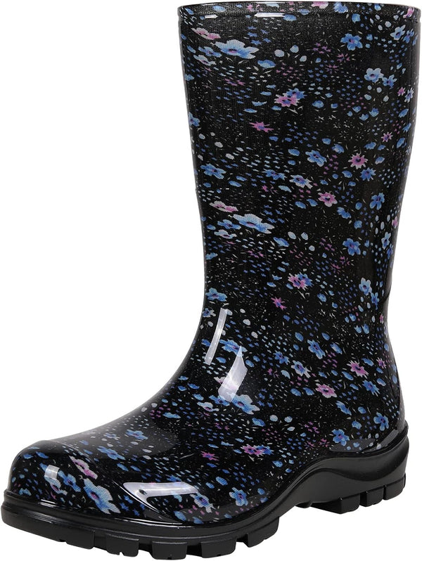 Women's Mid Calf Rain Boots