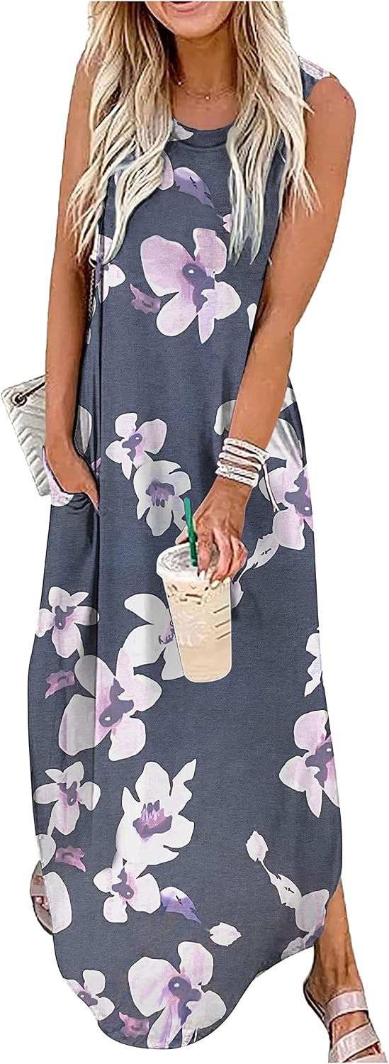 CHUNTIANRAN Maxi Dresses for Women Summer Outfits Boho Beach Long Dresses Casual Sundresses Resort Wear for Women 2026