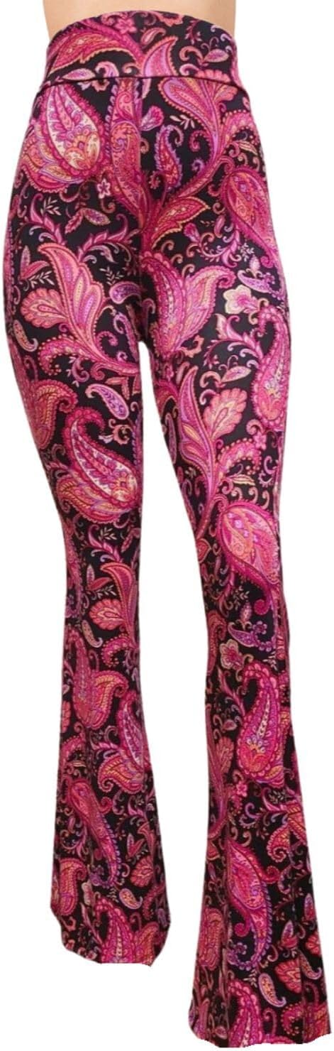 Women's High Waist Wide Leg Long Palazzo Bell Bottom
