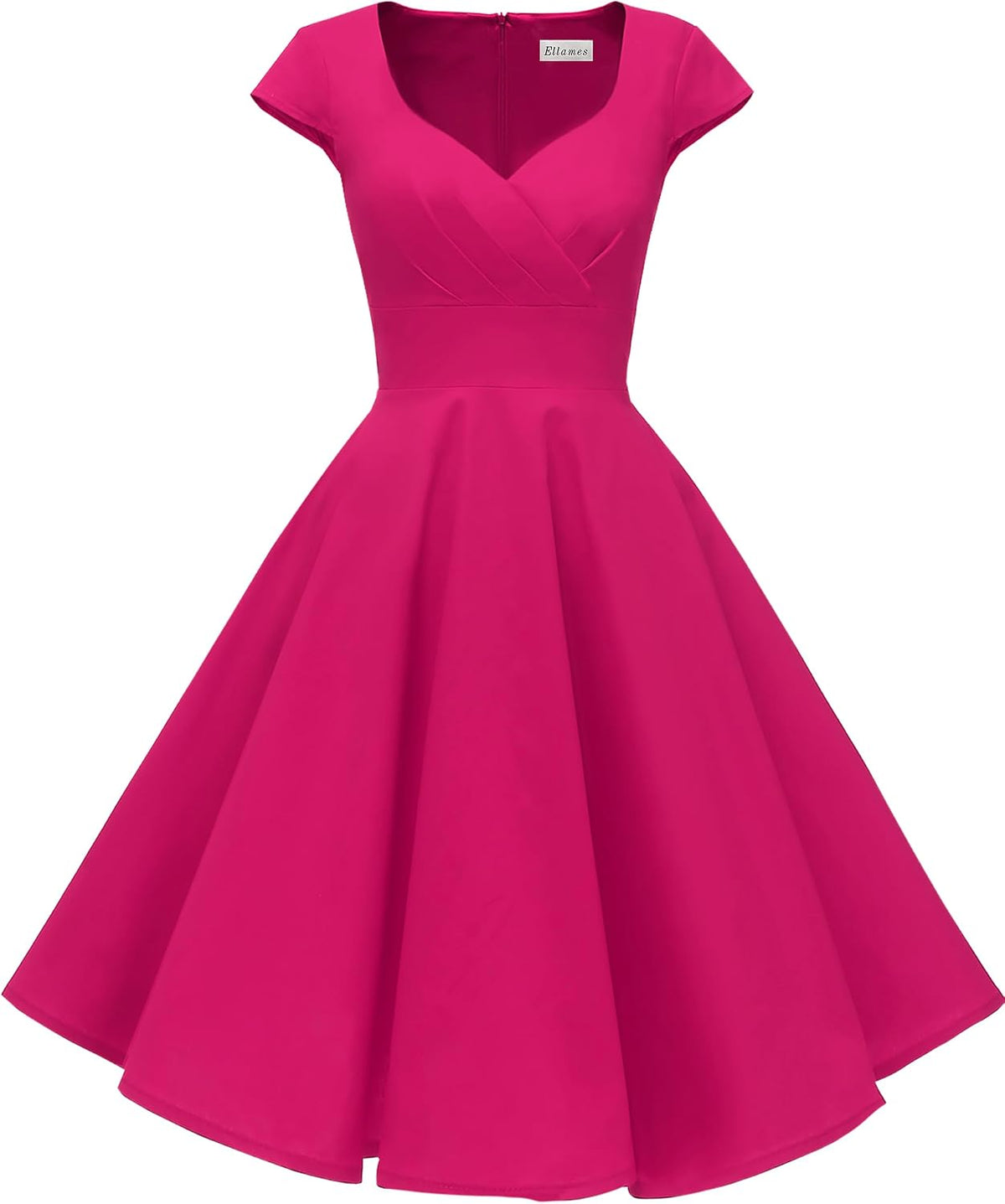 1950s Retro Vintage Elegant Dress with Pockets